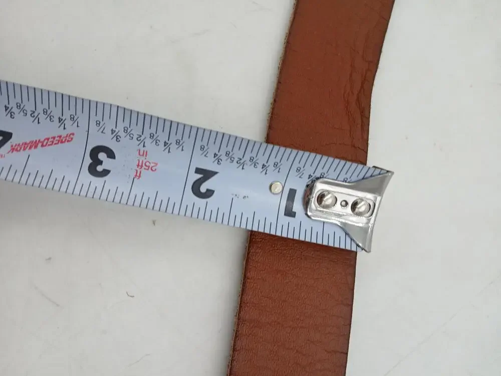 Brown Genuine Leather Belt Mens XL 45